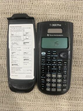 Texas Instruments Black TI-36X Pro Scientific Calculator with Slide Cover
